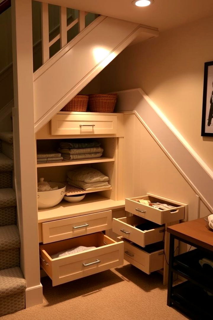 Under Stair Storage - 22 Basement Storage Ideas