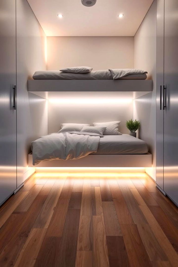 Under bed Lighting - 22 Small Bedroom Lighting Ideas