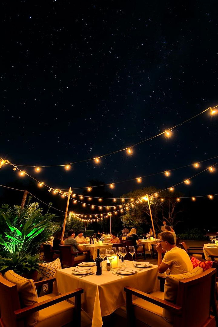 Under the Stars Dining - 22 Outdoor Dining Area Ideas