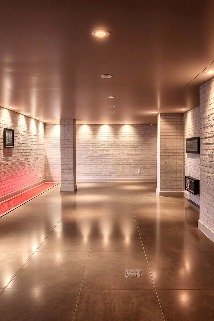 Underfloor Heating Comfort - 22 basement decorating ideas
