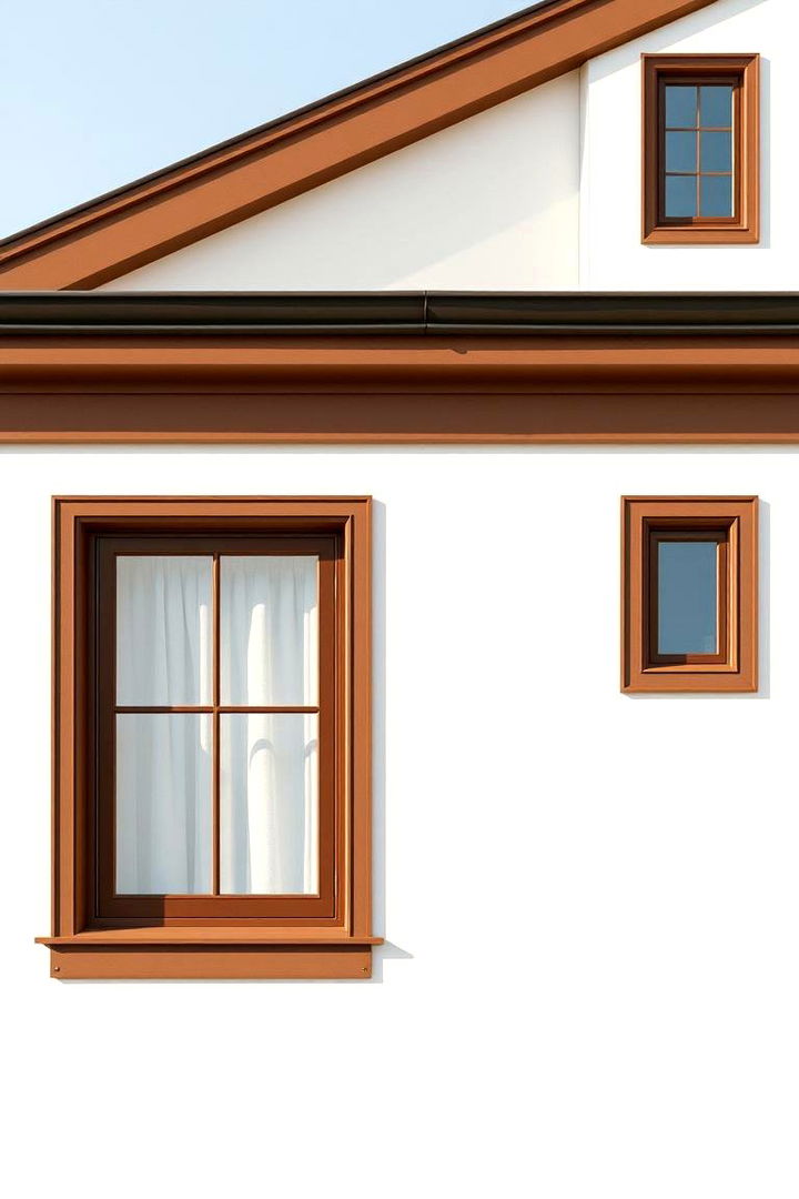 Understated Brown Trim - 22 Cream and Brown House Exterior Ideas