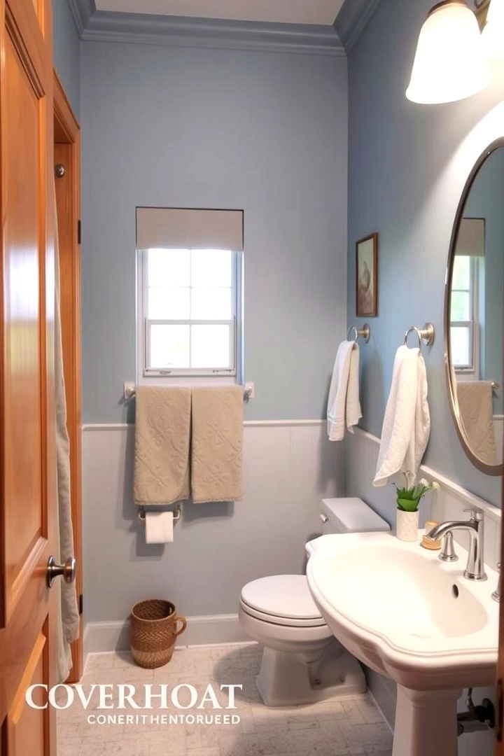 Understated Comfort Bathroom - 22 Blue and Gray Bathroom Ideas