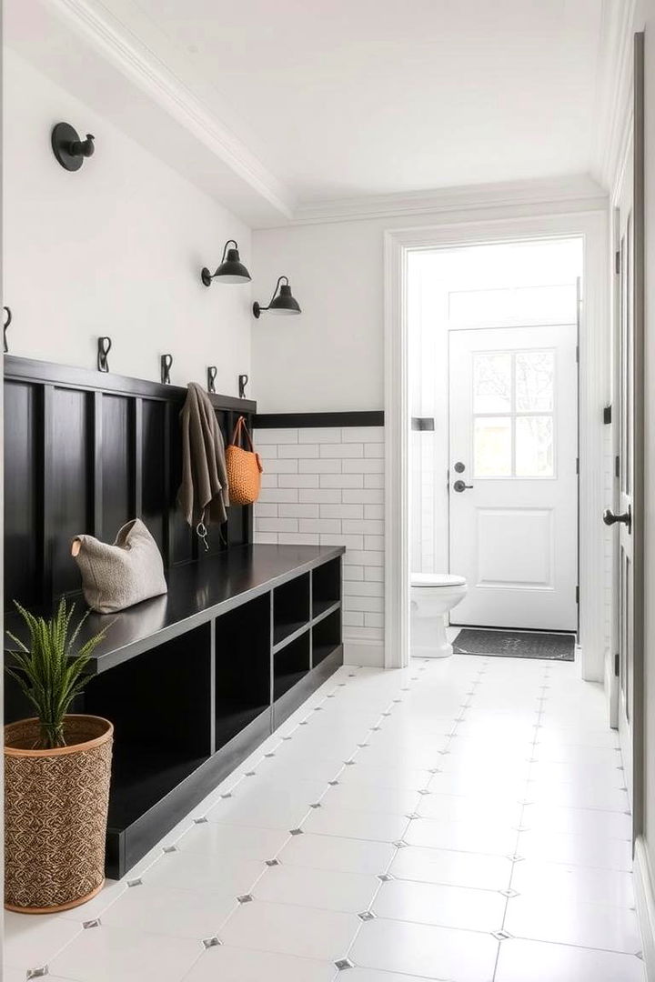 Understated Modern Minimalist Tiles for Clean Lines - 22 Mudroom Tile Floor Ideas