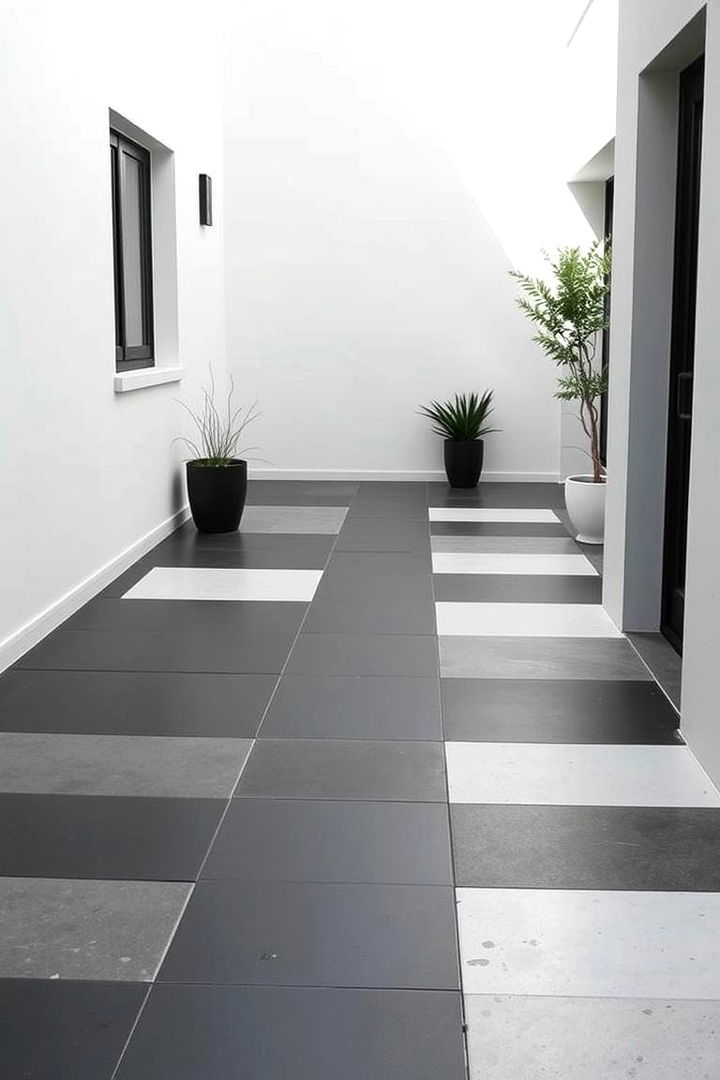 Understated Monochrome Magic - 22 patio tile ideas