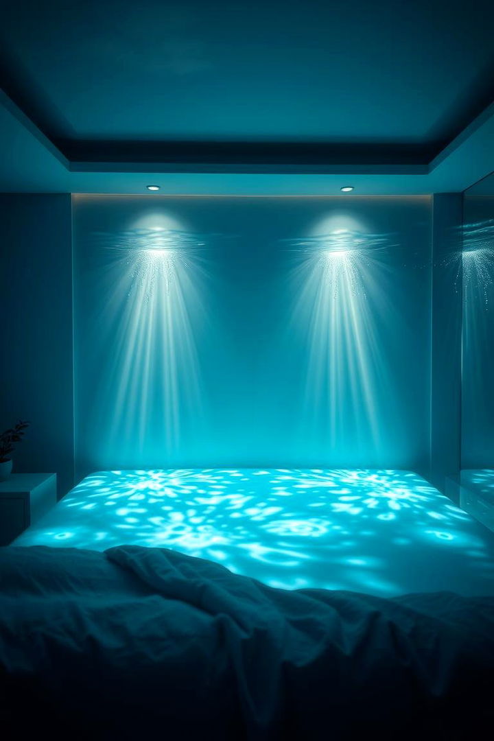 Underwater Lighting Effects - 22 Ocean-themed Bedroom Ideas