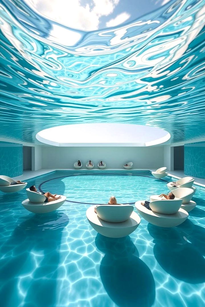 Underwater Seating Lagoon Pool - 22 Lagoon Pool Ideas