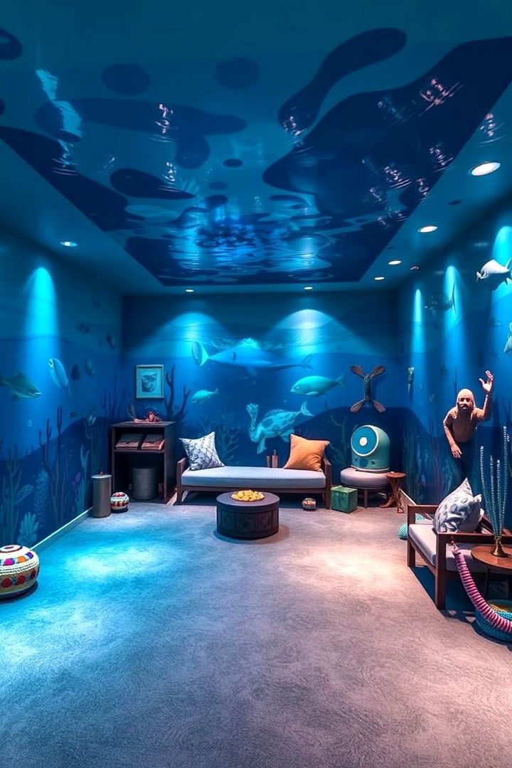 Underwater Themed Adventure - 22 Basement Playroom Ideas