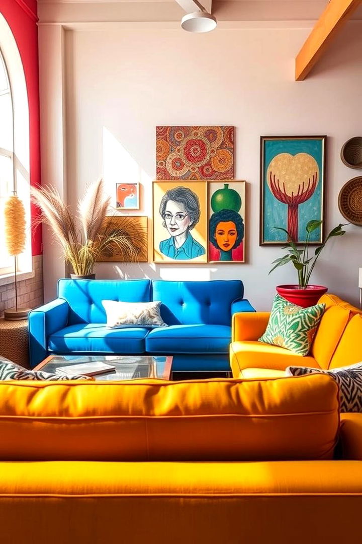 Unexpected Textures Fusion - 22 Mismatched Sofas in Living Room Ideas