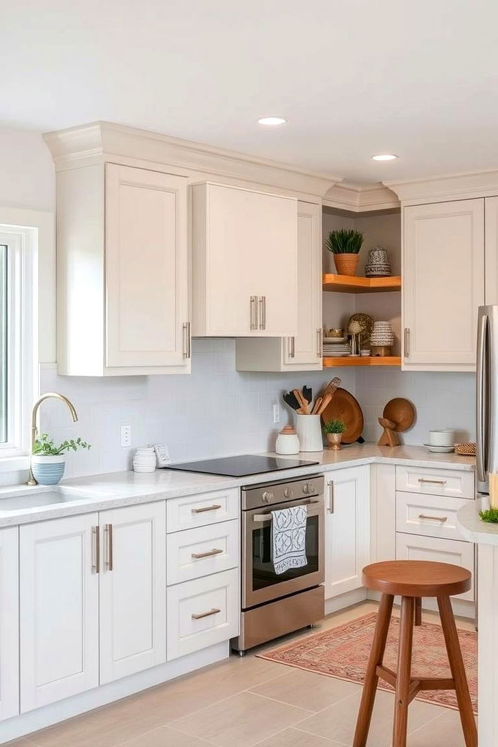 Unifying Decor Elements - 22 Off-white Kitchen Cabinets