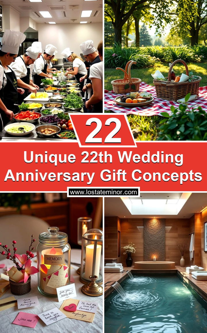 Unique 22th Wedding Anniversary Gift Concepts