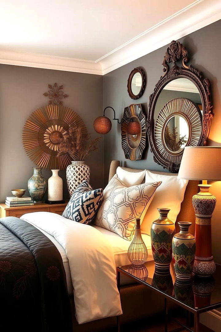 Unique Accessory Focus - 22 Eclectic Bedroom Ideas