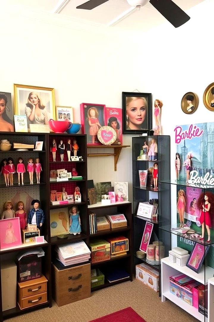 Unique Barbie Memorabilia Displays - 22 Barbie Room Ideas