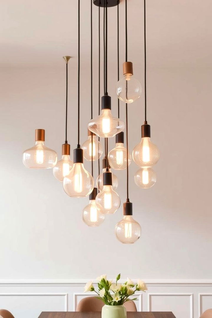 Unique Clustered Pendants - 22 Dining Room Lighting Ideas