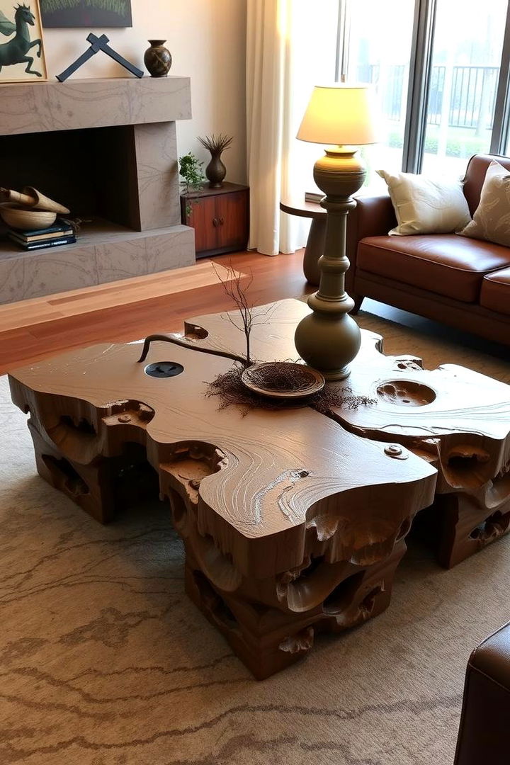 Unique Coffee Table Designs - 22 Moody Boho Living Room Ideas
