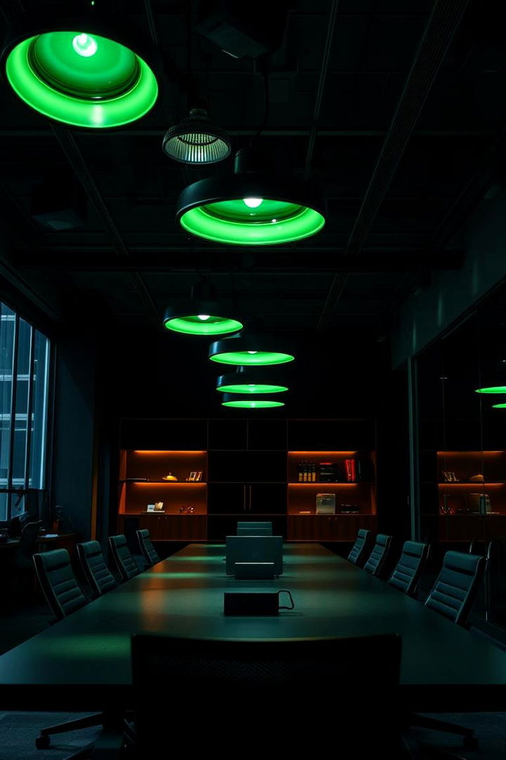 Unique Dark Green Lighting Fixtures - 22 Dark Green Office Ideas and Inspiration