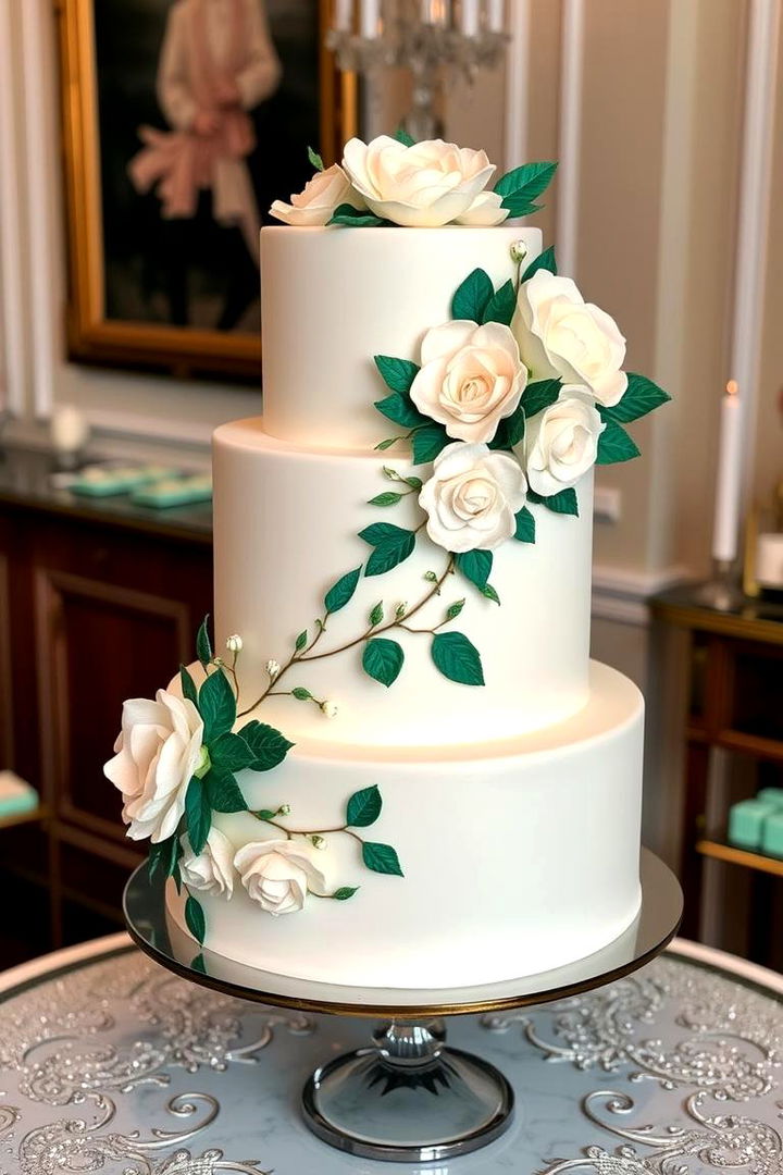 Unique Emerald Wedding Cakes - 22 Emerald Green Wedding Ideas