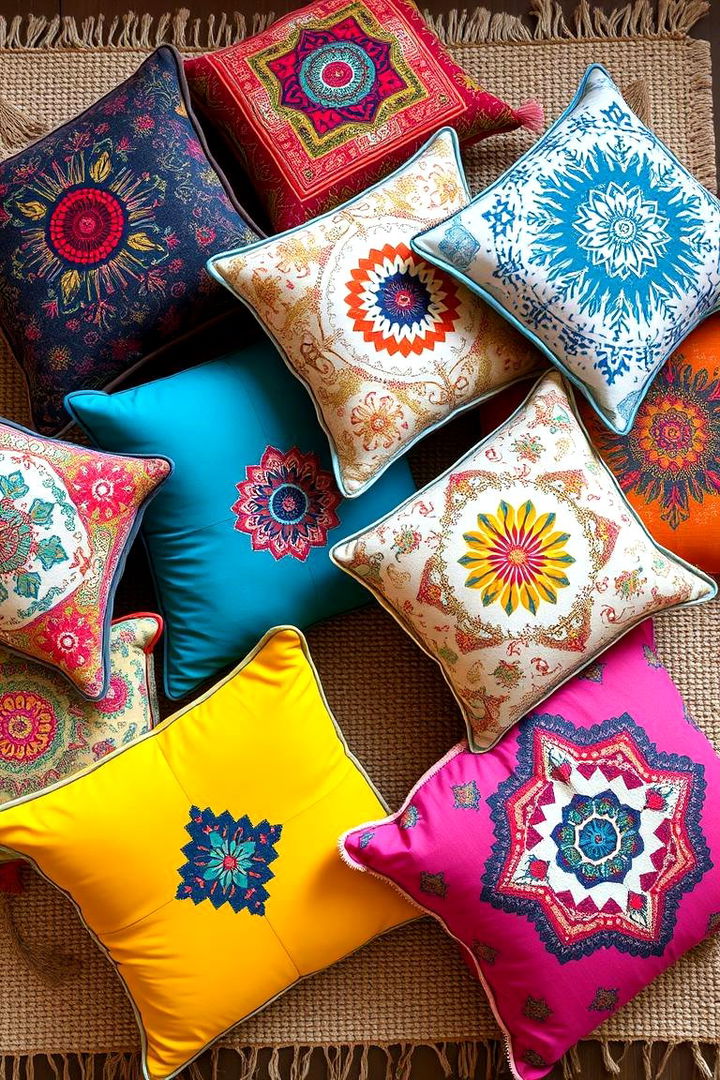 Unique Floor Cushions - 22 Boho Decor Ideas