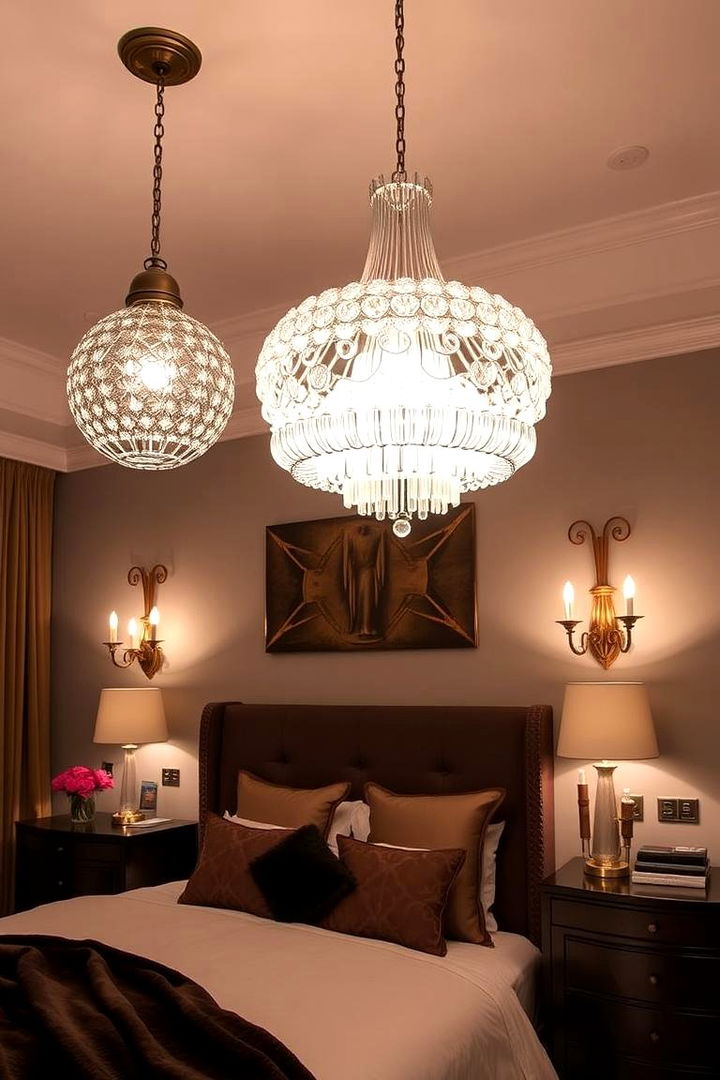 Unique Lighting Fixtures as Artistic Statements - 22 Hipster Bedroom Ideas