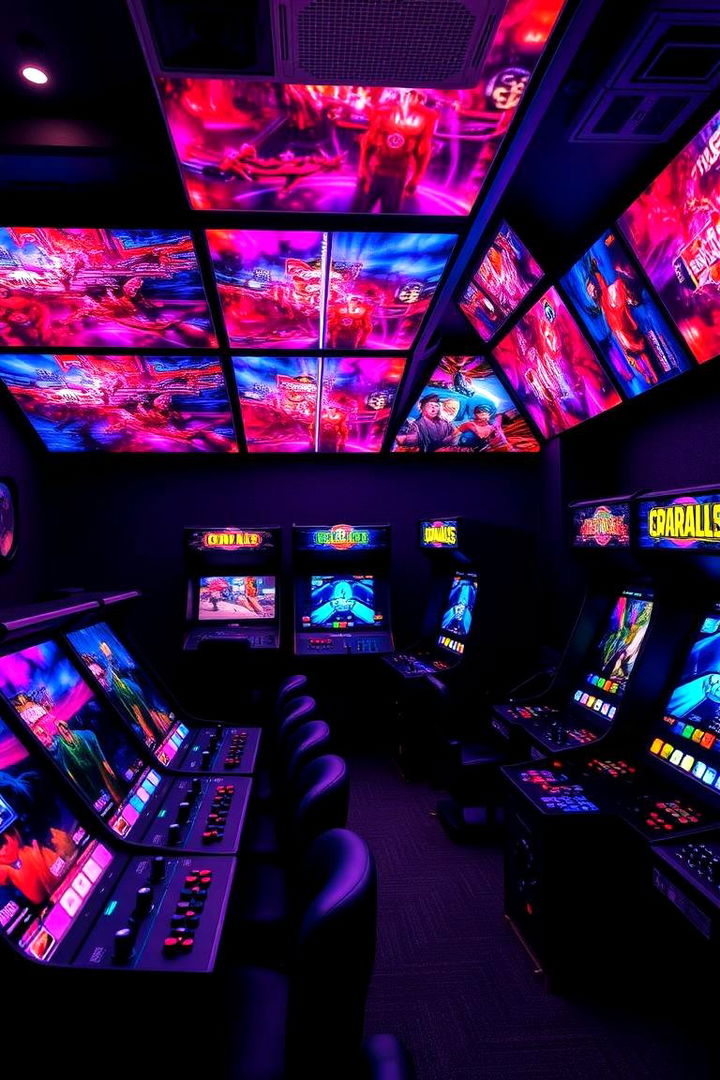 Unique Sound and Visual Experience - 22 Arcade Room Ideas