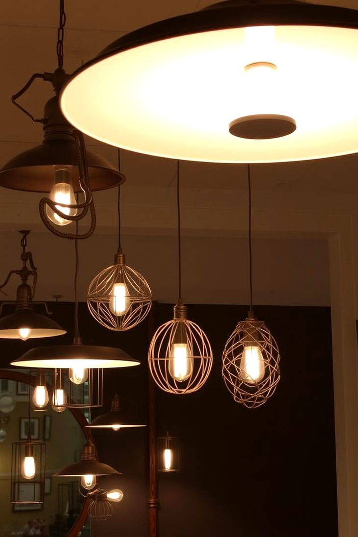 Unique Statement Lighting - 22 Eclectic Interior Design Ideas