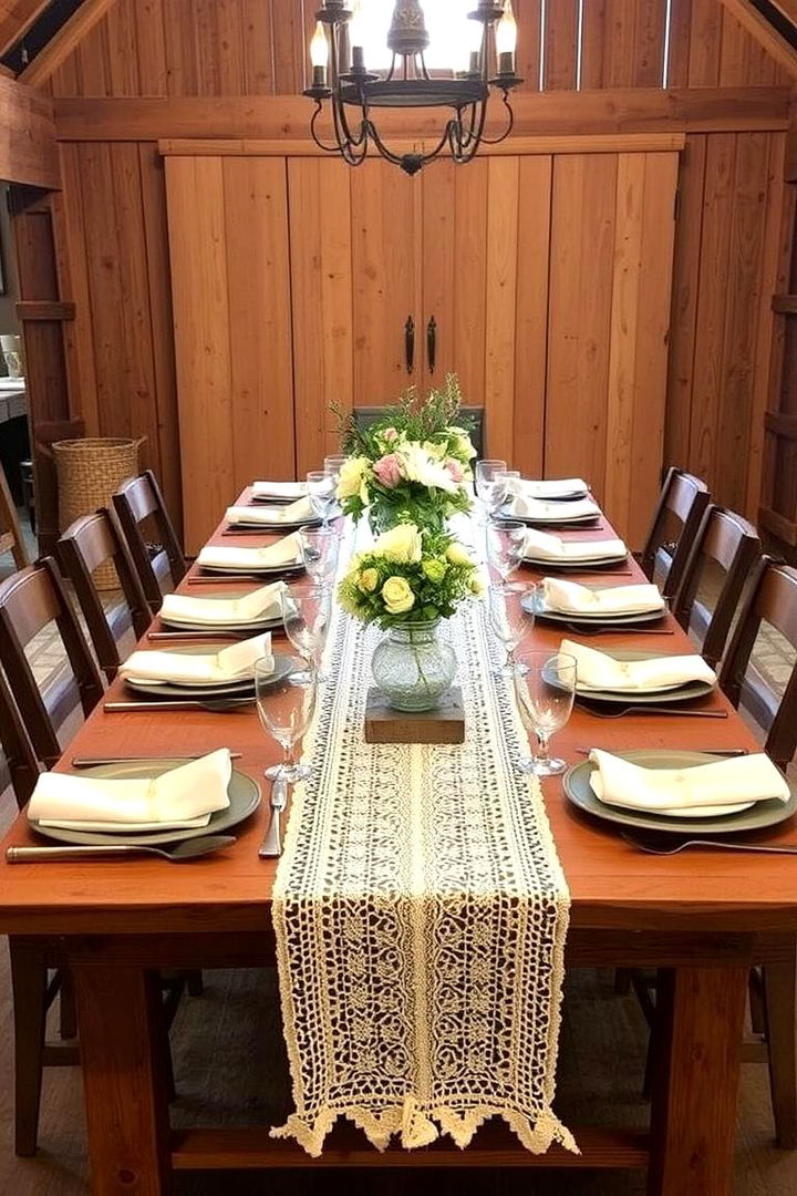 Unique Table Decor - 22 Barn Wedding Ideas