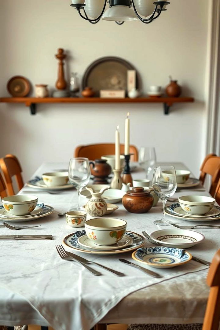 Unique Table Settings - 22 Eclectic Dining Room Ideas
