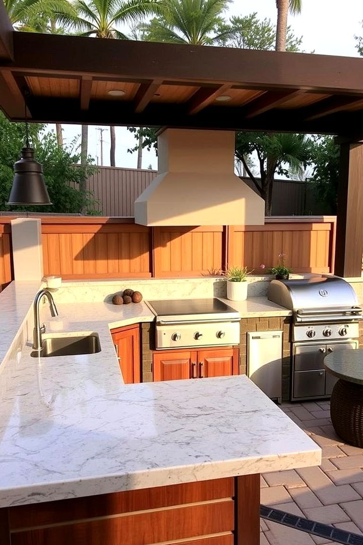 Universal Appeal - 22 Outdoor Kitchen Countertop Ideas