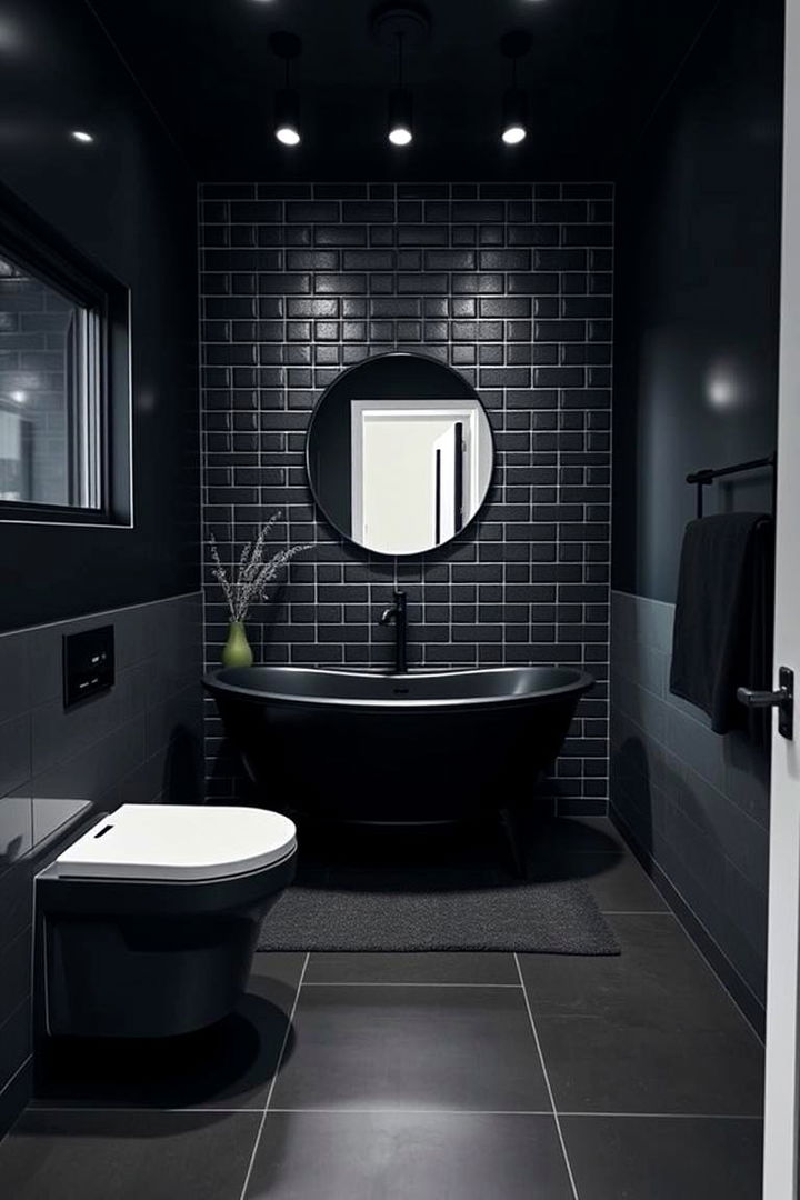 Unlike Traditional Designs - 22 Black Bathroom Ideas