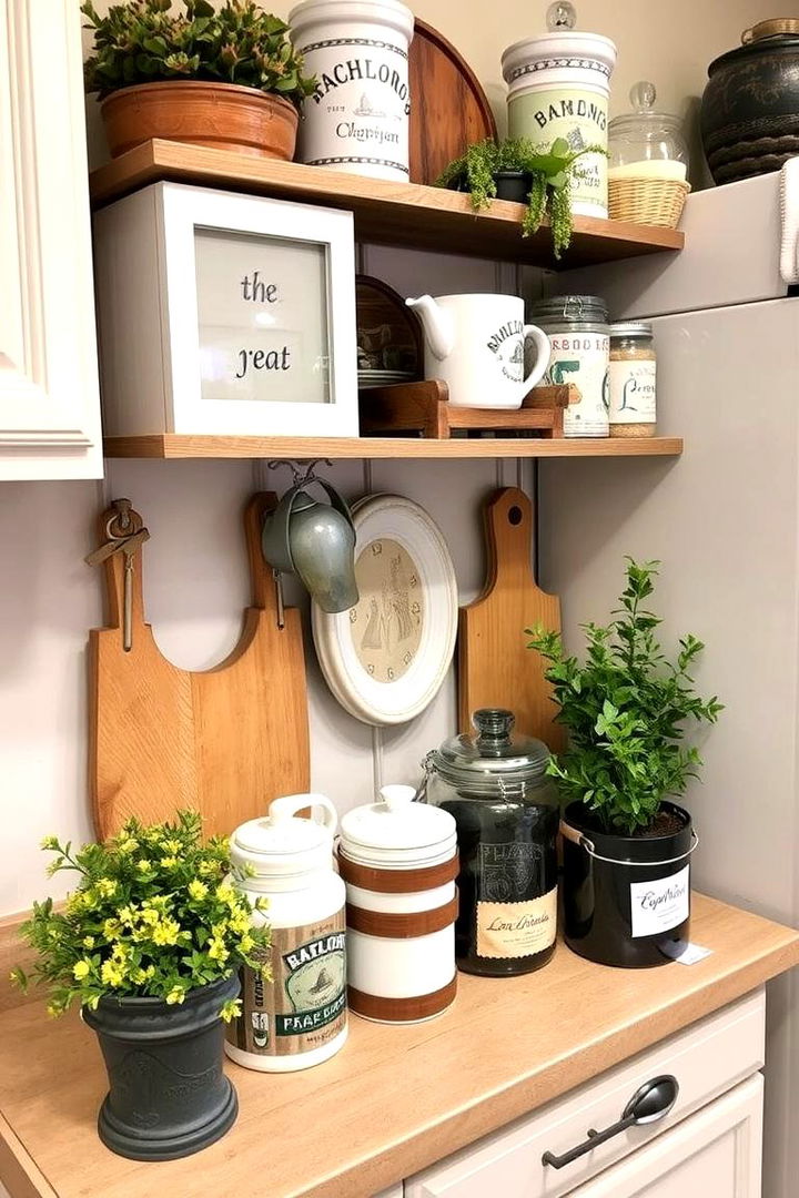 Upcycled Decorative Touches - 22 Small Galley Kitchen Ideas on a Budget