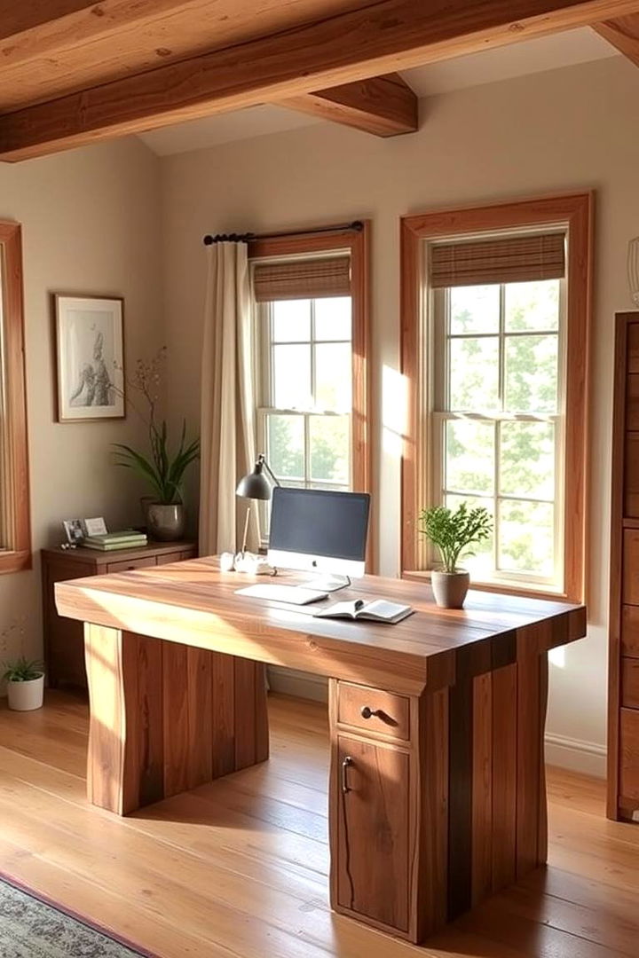 Upcycled Desk Creations - 22 Budget Home Office Ideas