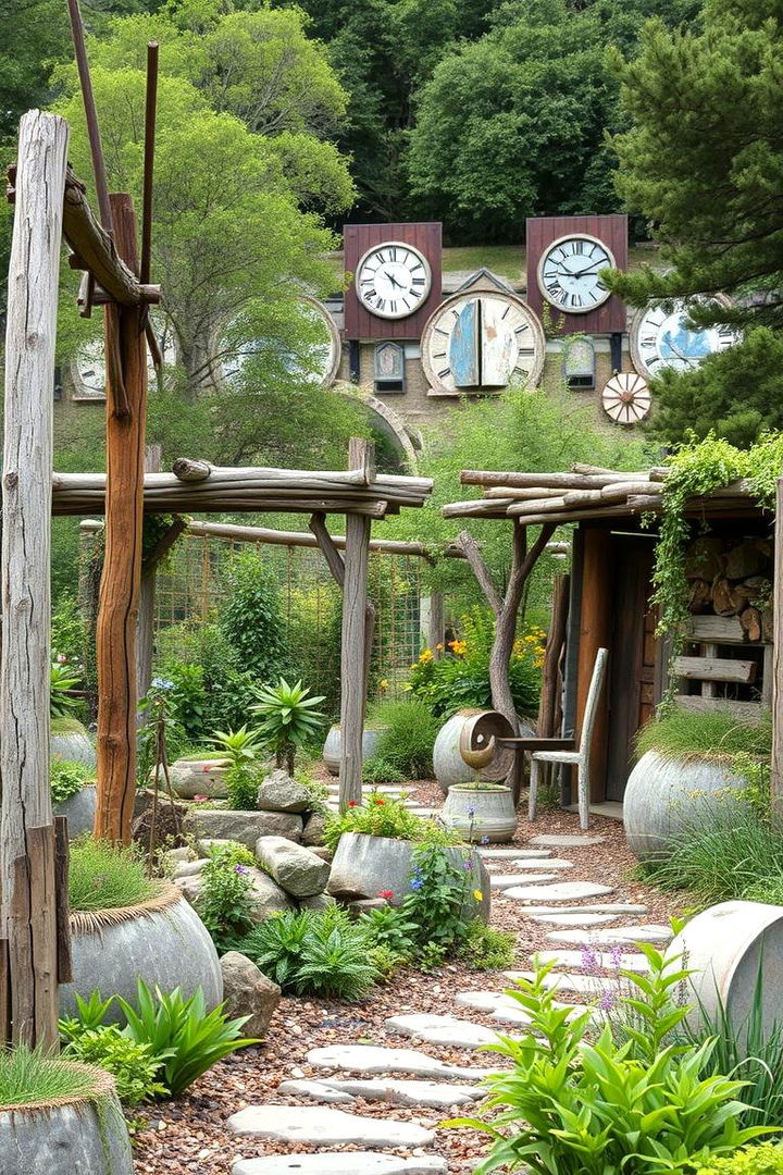 Upcycled Garden Structures - 22 Boho Garden Ideas
