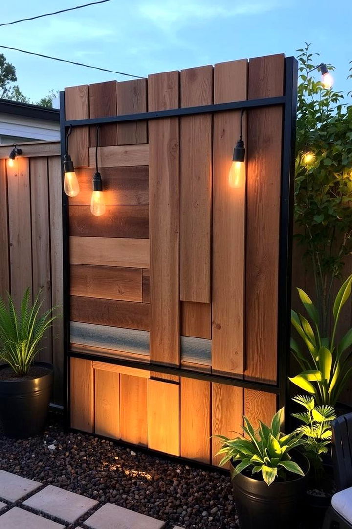 Upcycled Material Garden Screens - 22 Garden Screening Ideas