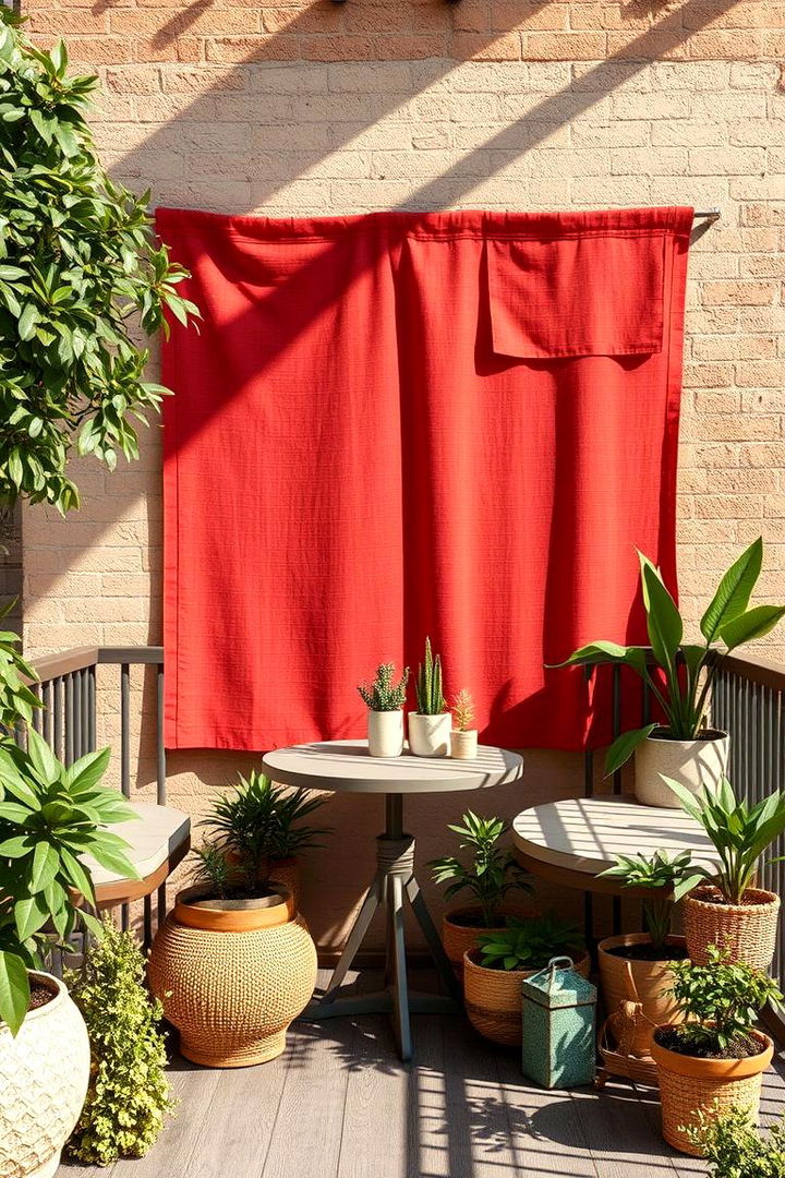 Upcycled Recycled Material Shades for Sustainable Living - 22 Balcony Shade Ideas