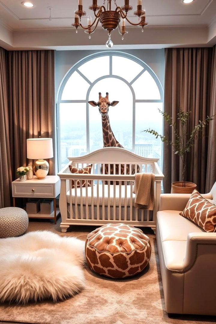 Upscale Giraffe Nursery Ambiance - 22 Giraffe Nursery Ideas