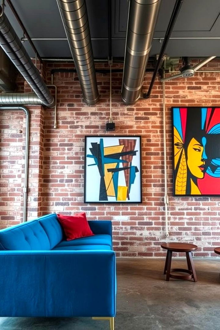 Urban Chic Atmosphere - 22 Blue Couch Living Room Ideas