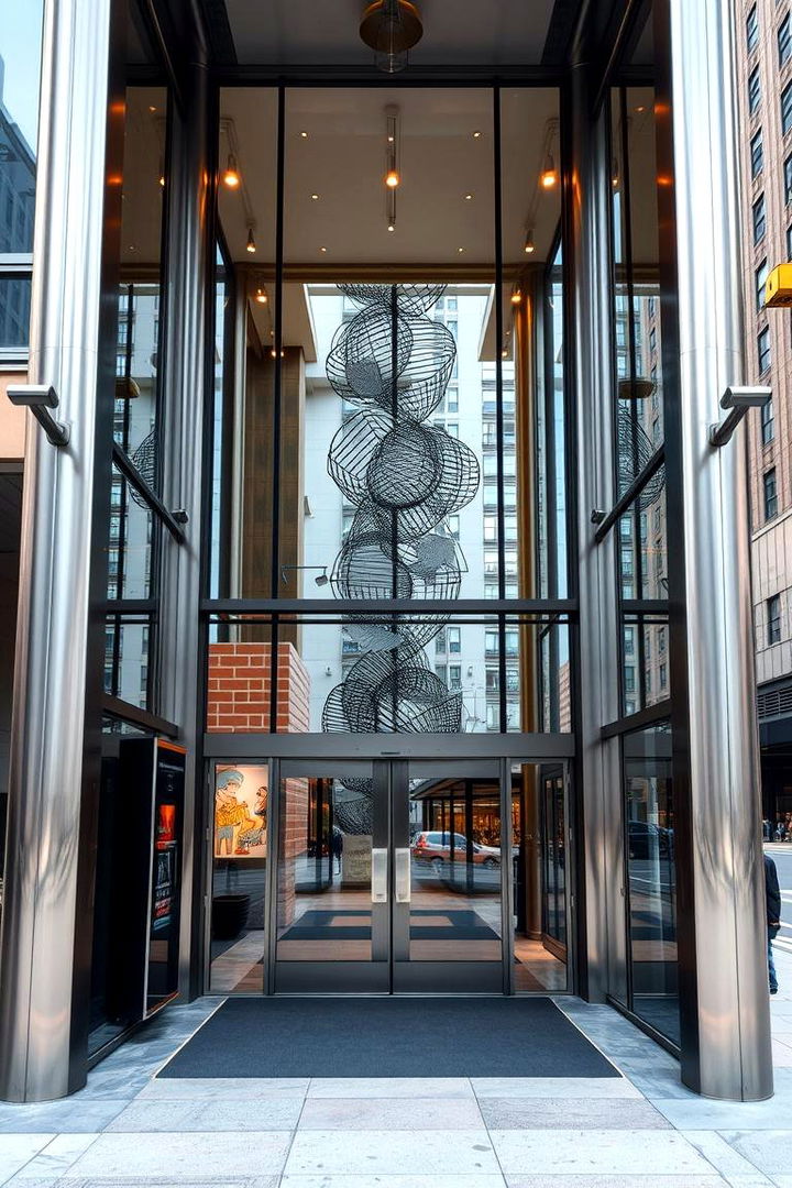 Urban Chic Entrance - 22 Wedding Entrance Ideas