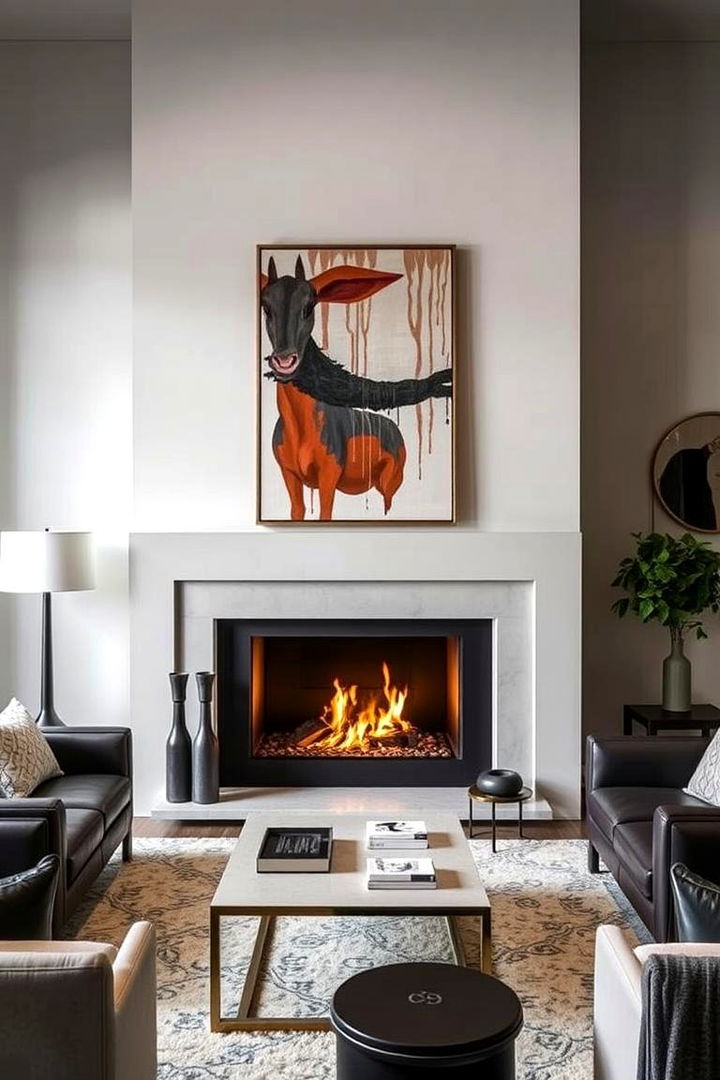 Urban Chic Furnishings - 22 Fireplace Decor Ideas