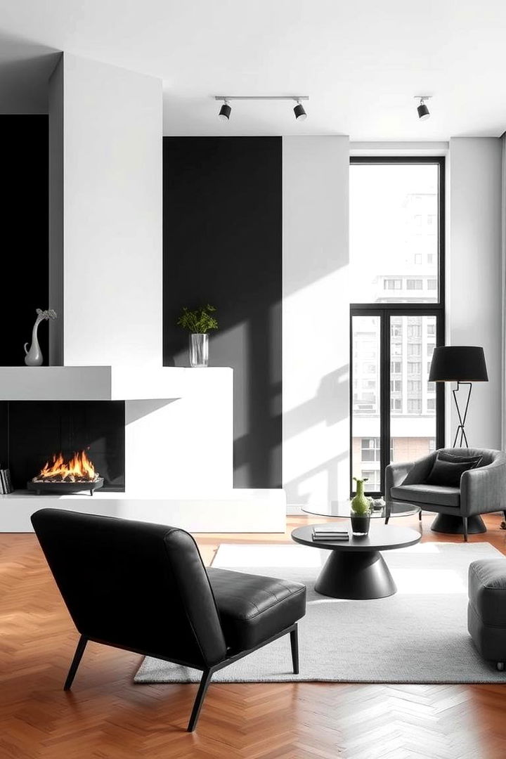 Urban Chic Monochrome Fireplace Inspiration - 22 Black and White Fireplace Ideas
