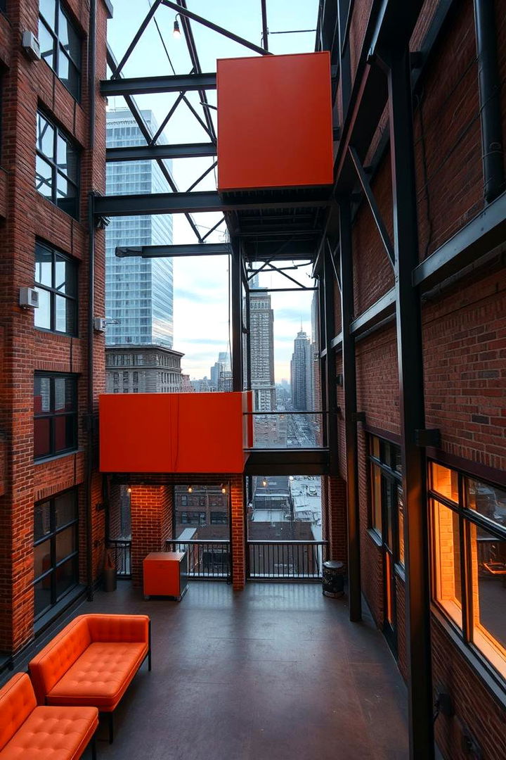 Urban Chic Orange Loft Exterior - 22 Orange House Exterior Ideas