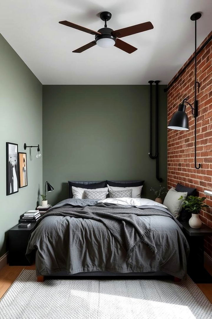 Urban Chic Sage Bedroom - 22 Sage Green Bedroom Ideas