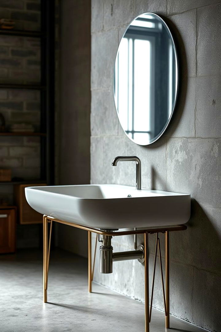 Urban Chic Sink Installations - 22 Industrial Bathroom Ideas