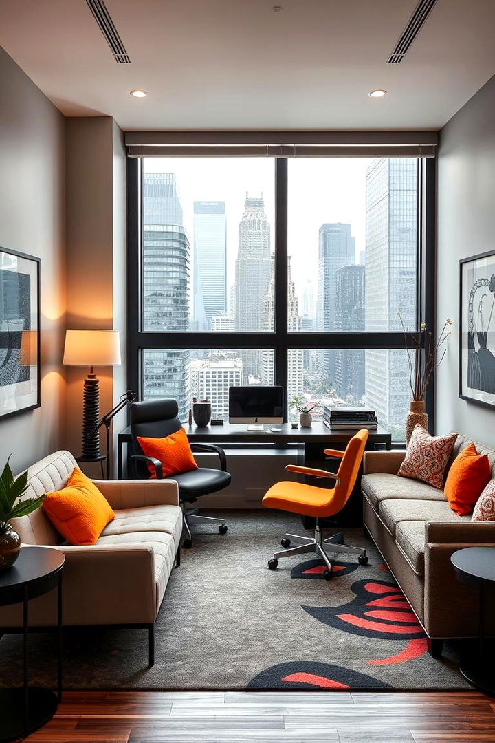 Urban Chic Workspace - 22 Desk in Front of Window Ideas
