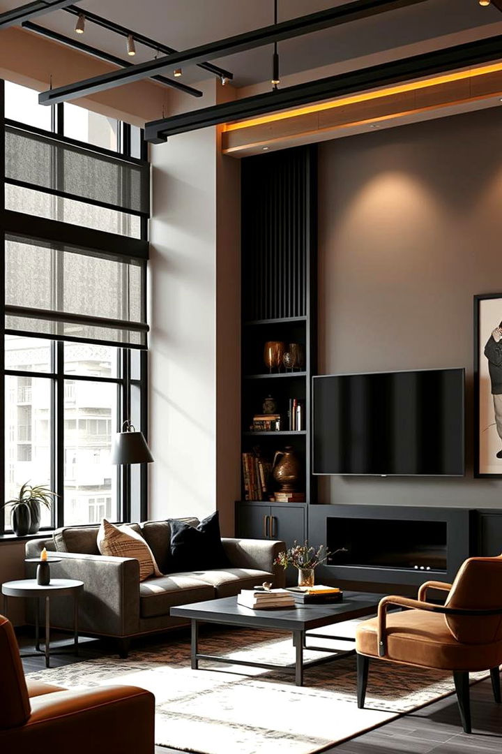 Urban Chic with Sophisticated Layers - 22 Black and Brown Bedroom Ideas