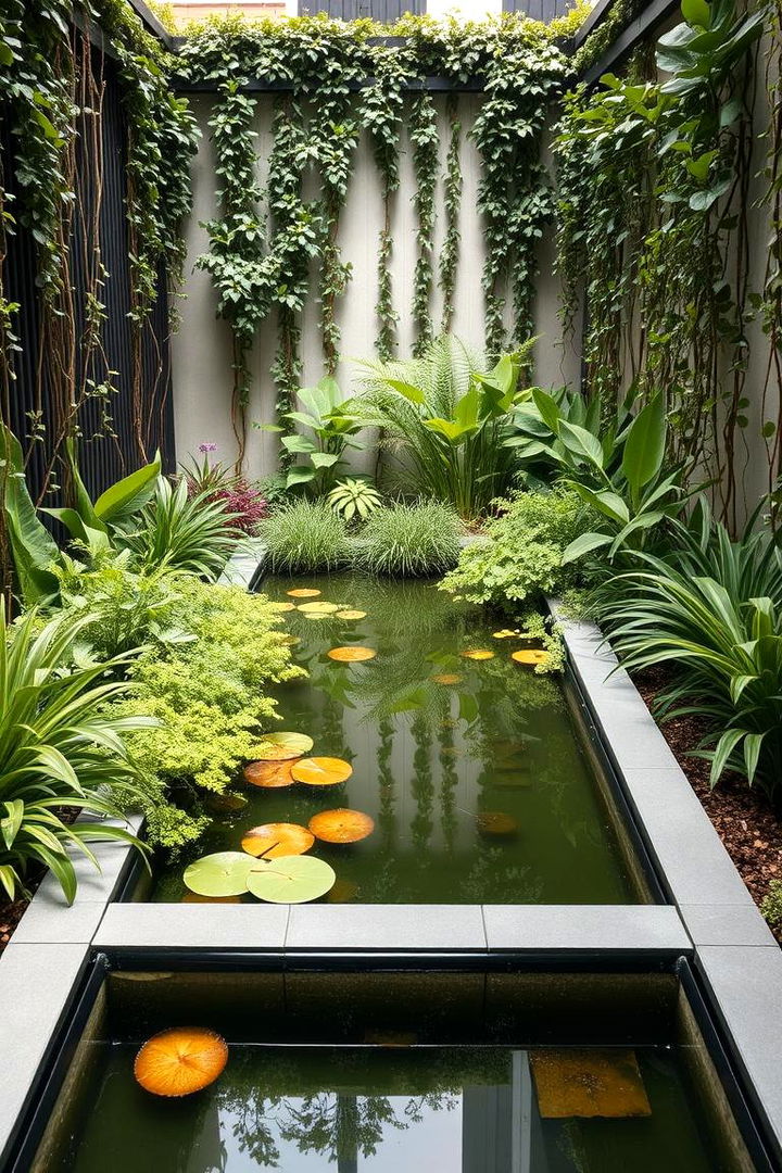 Urban Compact Pond - 22 Pond Landscaping Ideas