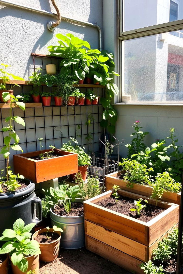 Urban Farming Corner - 22 L Shaped Backyard Ideas