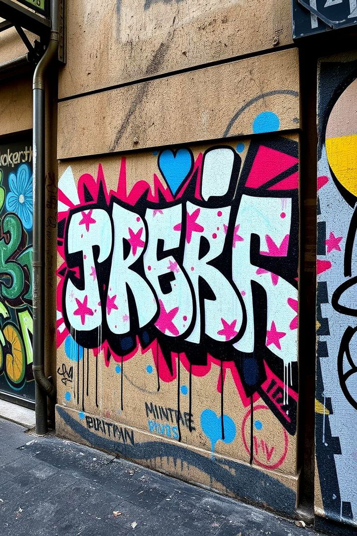 Urban Graffiti Expressions - 22 Large Wall Decor Ideas