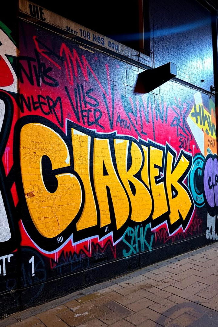 Urban Graffiti Style - 22 Wall Painting Ideas of Any Room