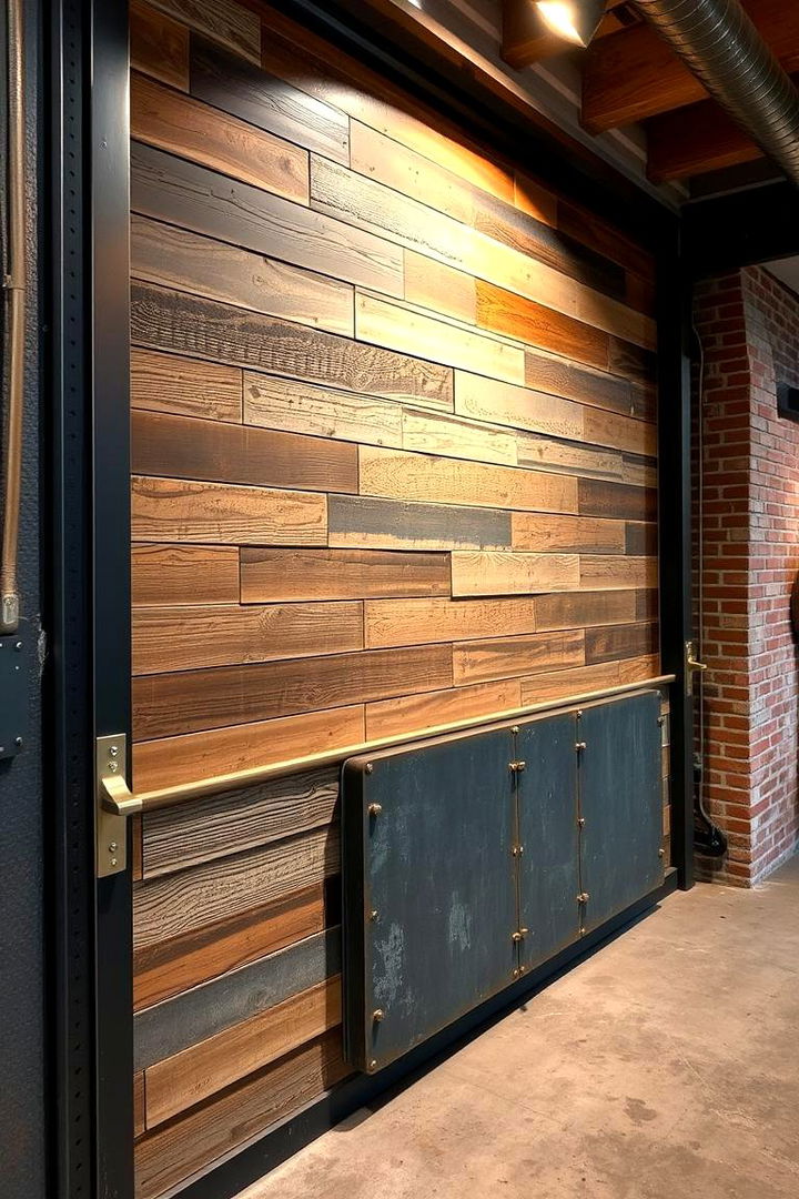 Urban Industrial Chic Panels - 22 Half Wall Paneling Ideas