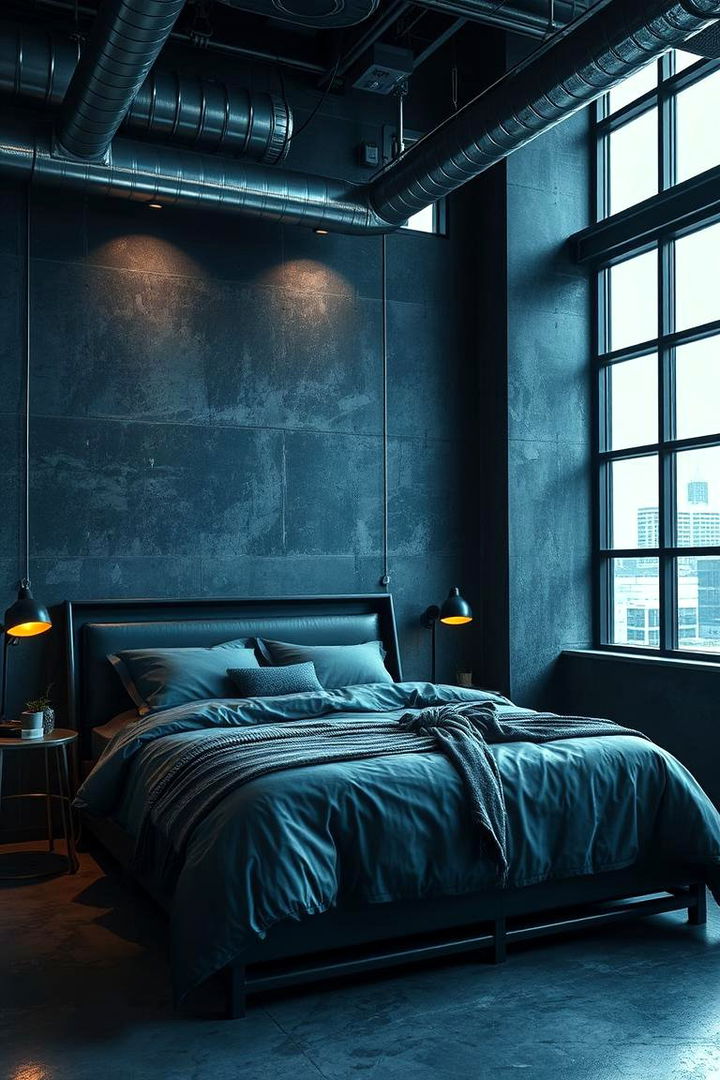 Urban Industrial Edge - 22 Black and Silver Bedroom Ideas