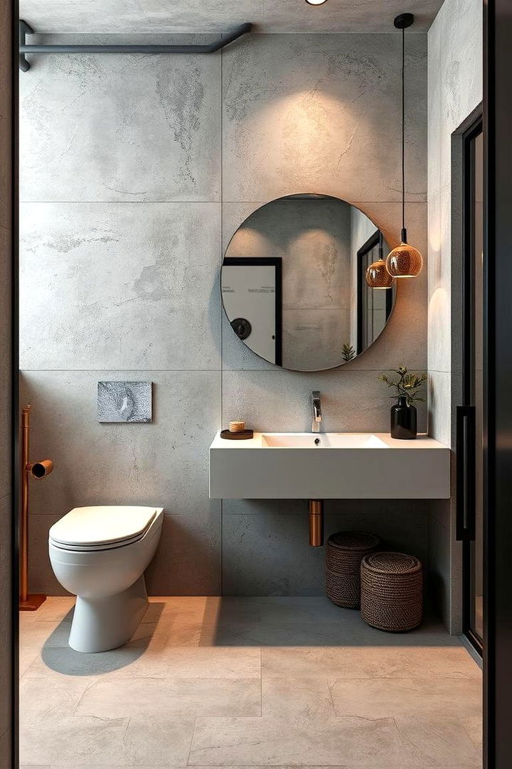 Urban Industrial Fusion - 22 Neutral Bathroom Ideas